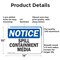 Signmission Spill Containment Media, 14 in W x Rectangle, Aluminum OS-2PACK-NS-A-1014-L-18387 - alternate 6